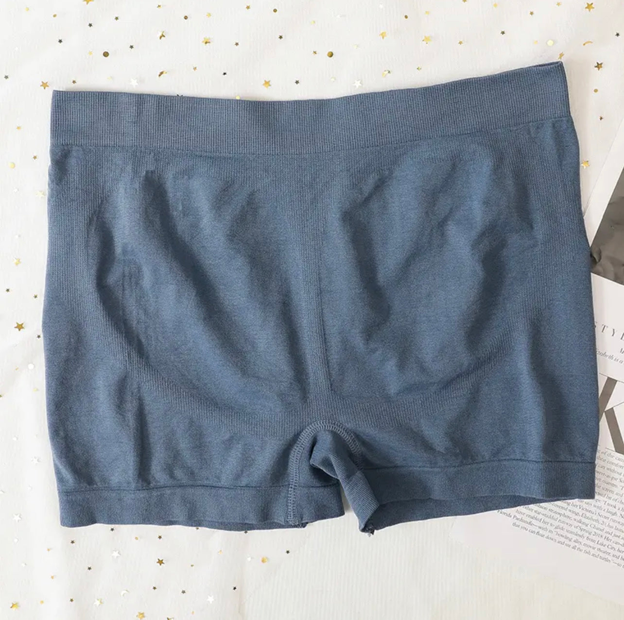 Misa Lounge Boy Short Set-Blue