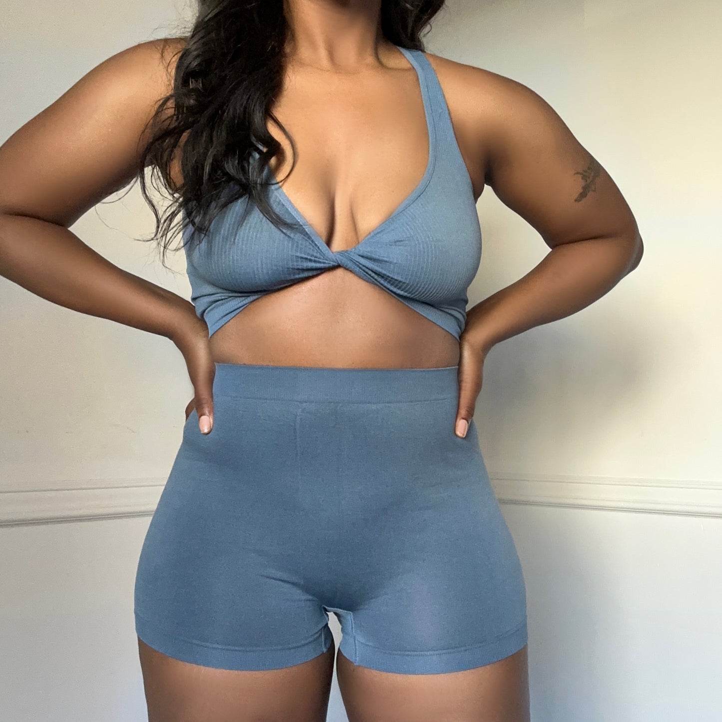 Renni Twist-Top Lounge Set-Blue