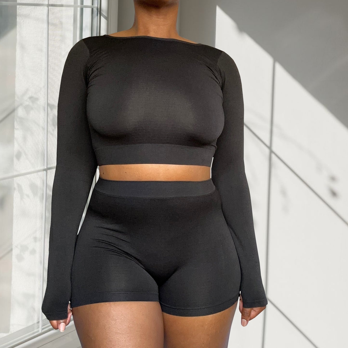 Misa Lounge Boy Short Set